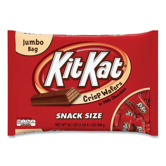 Kit Kat® Snack Size, Crisp Wafers in Milk Chocolate, 20.1 oz Bag
