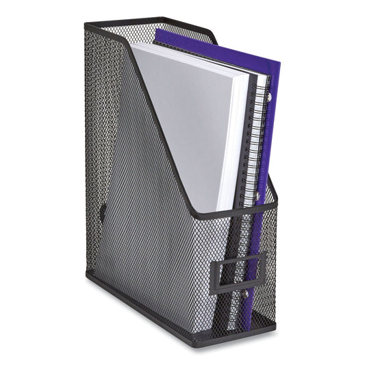 TRU RED™ Mesh Magazine File, 4.53 X 10.51 X 12.4, Black
