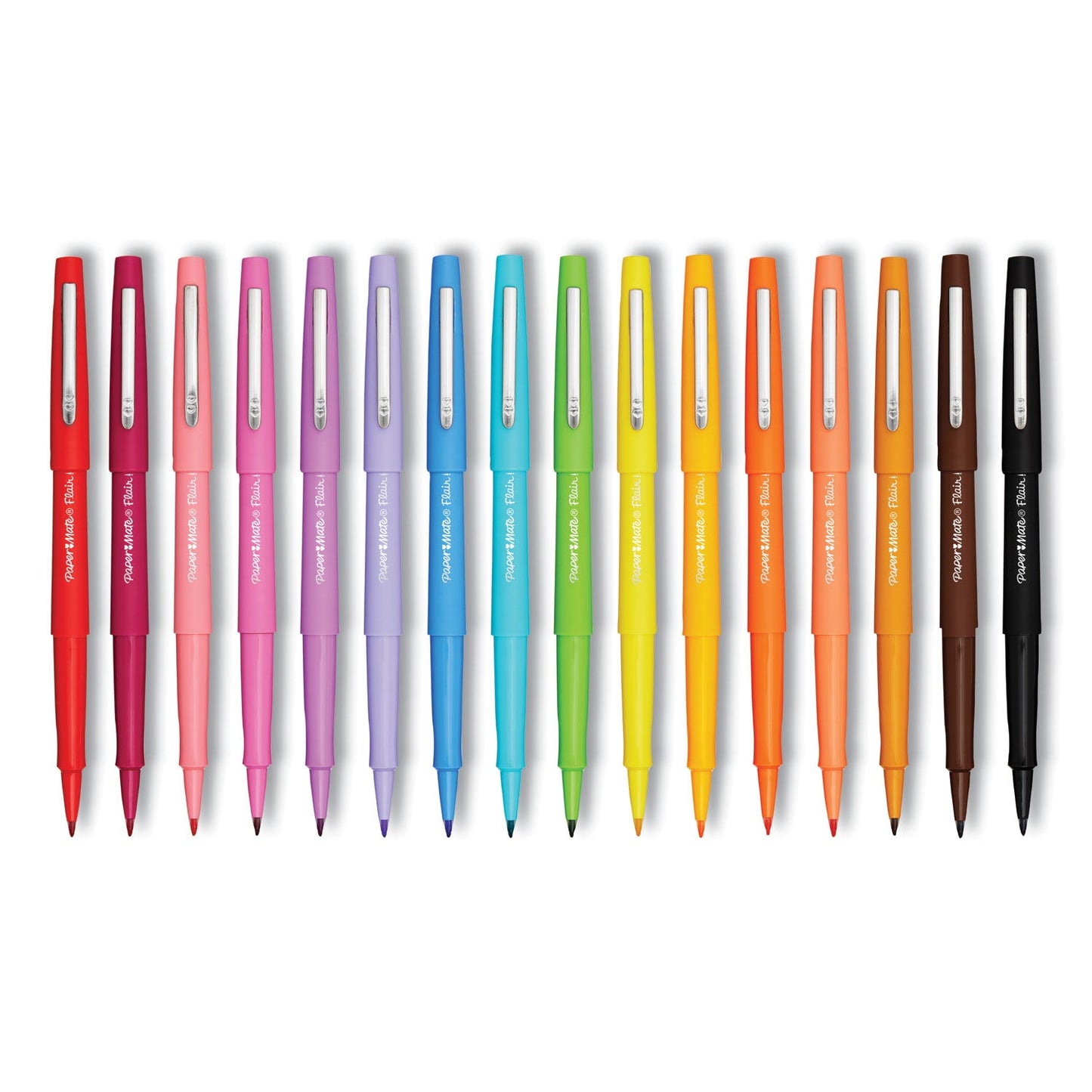 Paper Mate® Flair Scented Felt Tip Porous Point Pen, Stick, Medium 0.7 mm, Sunday Brunch Scents, Assorted Ink and Barrel Colors, 16/Pack