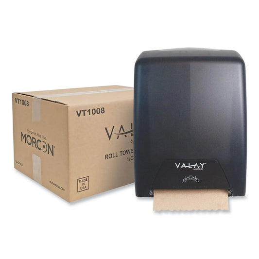 Morcon Tissue Valay Proprietary Roll Towel Dispenser, 11.75 X 8.5 X 14, Black