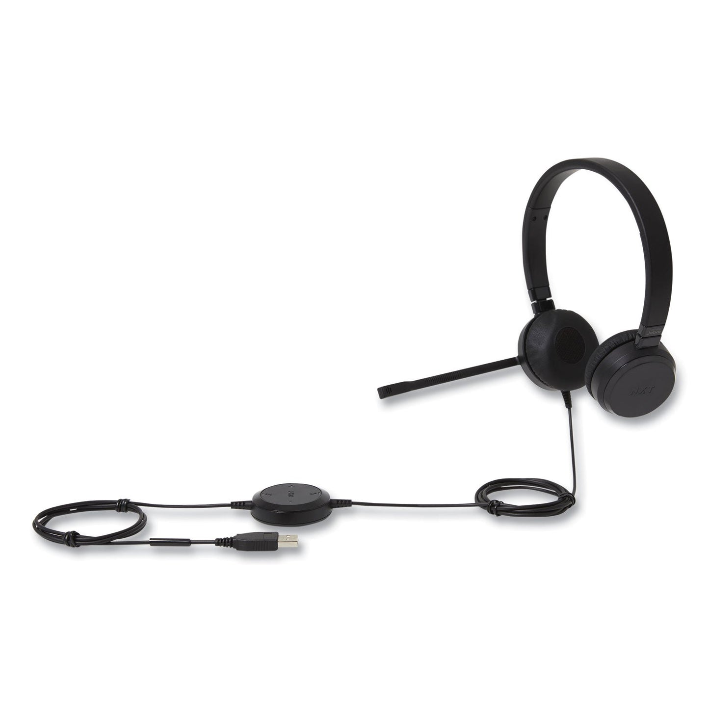 NXT Technologies™ UC-2000 Binaural Over The Head Headset, Black