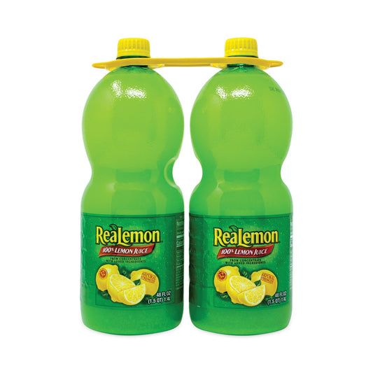 ReaLemon® 100% Lemon Juice from Concentrate, 48 oz Bottle, 2/Carton