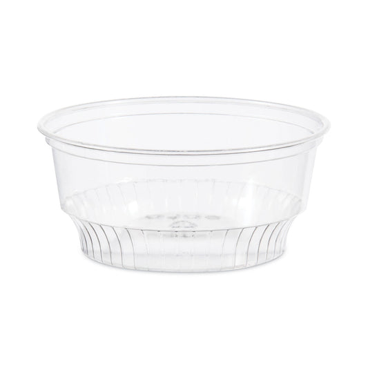 SOLO® SoloServe Dome Cup Lids, Fits 5 oz to 8 oz Containers, Plastic, Clear, 50/Pack, 20 Packs/Carton