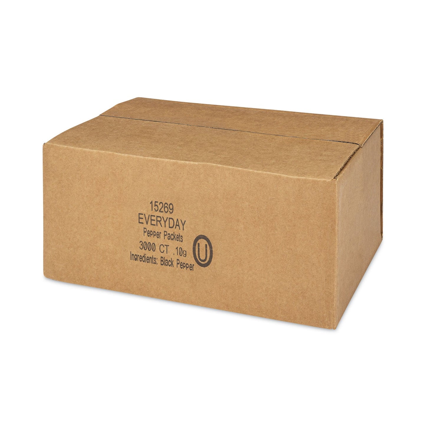 Office Snax® Pepper Packets, 0.1 g Packet, 3,000/Carton