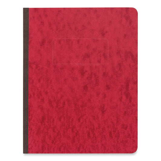 Universal® Pressboard Report Cover, Two-Piece Prong Fastener, 3" Capacity, 8.5 X 11, Executive Red/executive Red