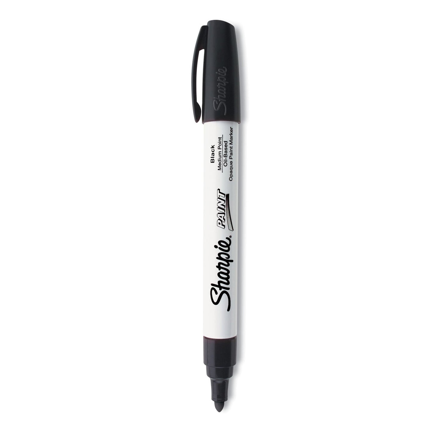 Sharpie® Permanent Paint Marker, Medium Bullet Tip, Black