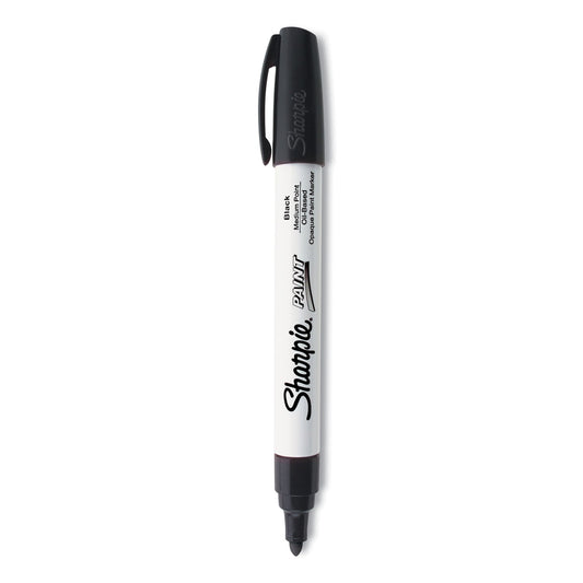 Sharpie® Permanent Paint Marker, Medium Bullet Tip, Black