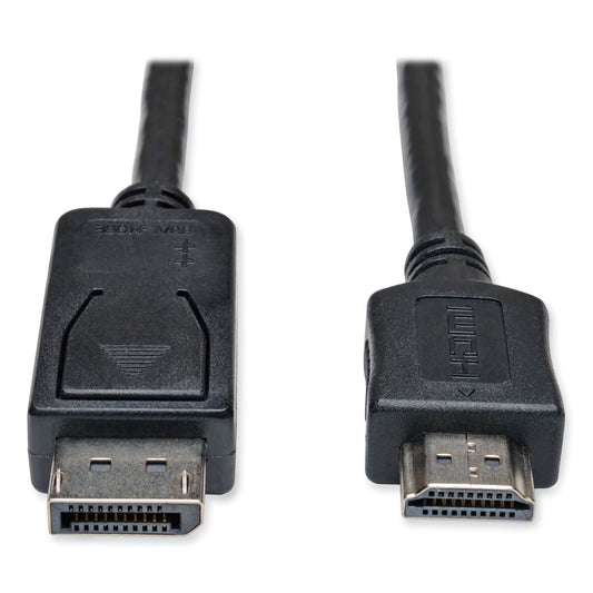 Tripp Lite by Eaton DisplayPort to HDMI Adapter Cable, 3 ft, Black