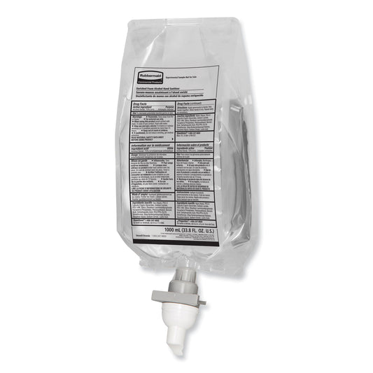 Rubbermaid® Commercial AutoFoam Refill With Alcohol Foam Hand Sanitizer, Clear, 1,000 mL, Fragrance-Free, 4/Carton