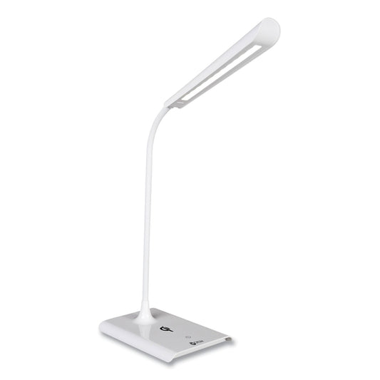 OttLite® Wellness Series Power Up LED Desk Lamp, 13" to 21" High, White