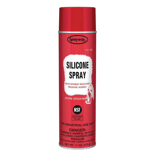 Sprayway® Silicone Spray, 11 oz Aerosol Spray, 12 Cans
