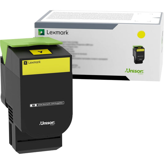 Lexmark™ 70C0HYG High-Yield Toner, 3,000 Page-Yield, Yellow
