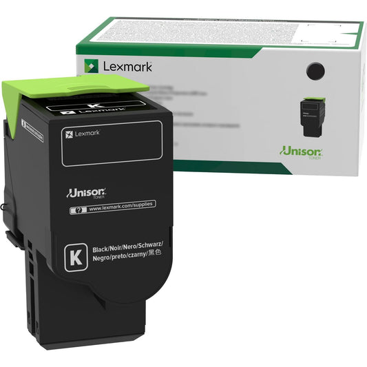 Lexmark™ 78C00KG Return Program Toner, 2,000 Page-Yield, Black