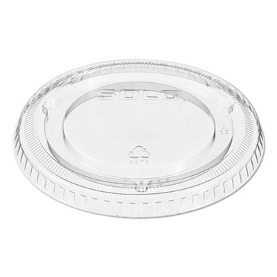 SOLO® Non-Vented Cup Lids, Fits 9 oz to 22 oz Cold Cups, Plastic, Clear, 1,000/Carton