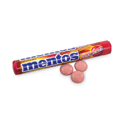 Mentos® Cinnamon Singles Chewy Mints, 1.32 oz, 15 Rolls/Carton