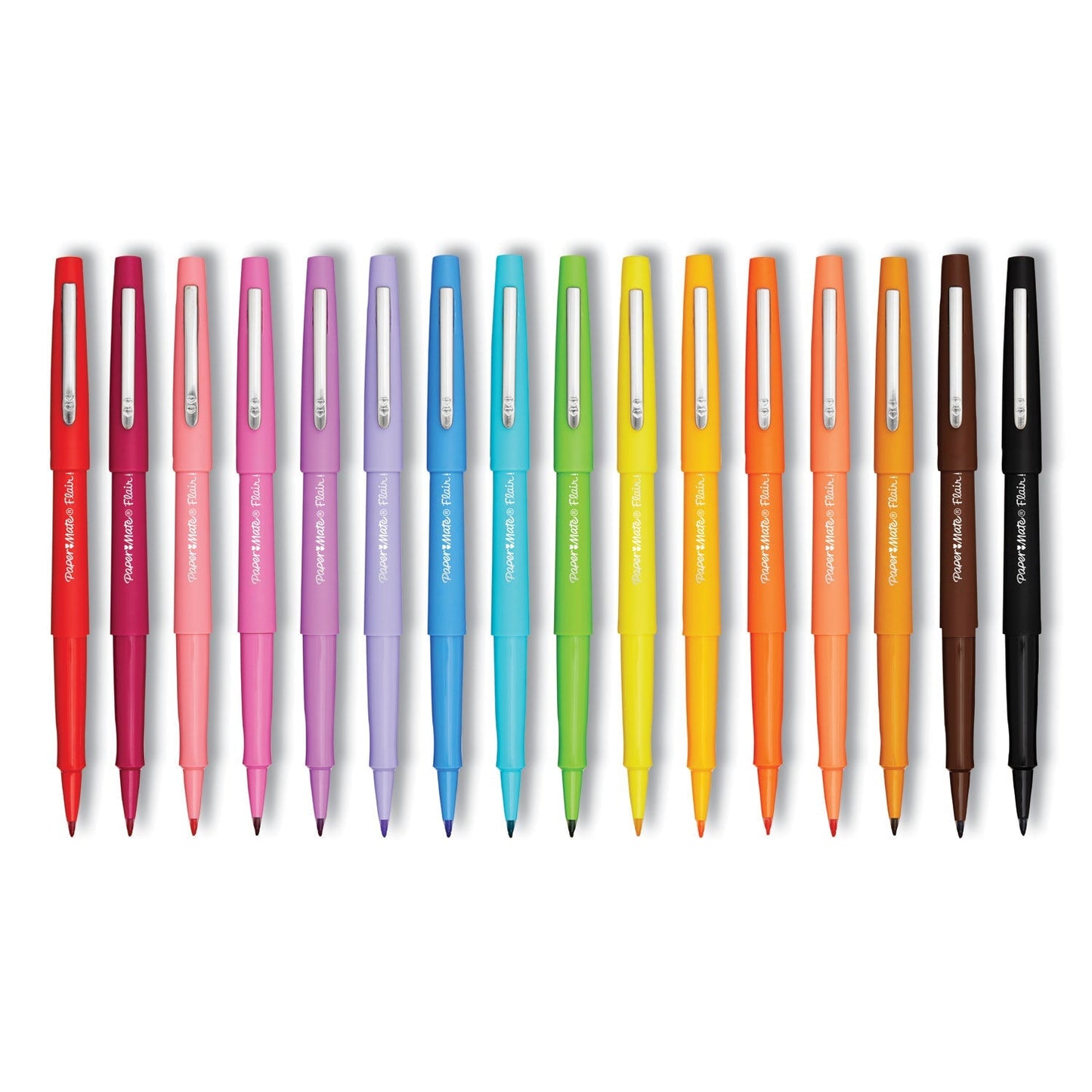Paper Mate® Flair Scented Felt Tip Porous Point Pen, Stick, Medium 0.7 mm, Sunday Brunch Scents, Assorted Ink and Barrel Colors, 16/Pack