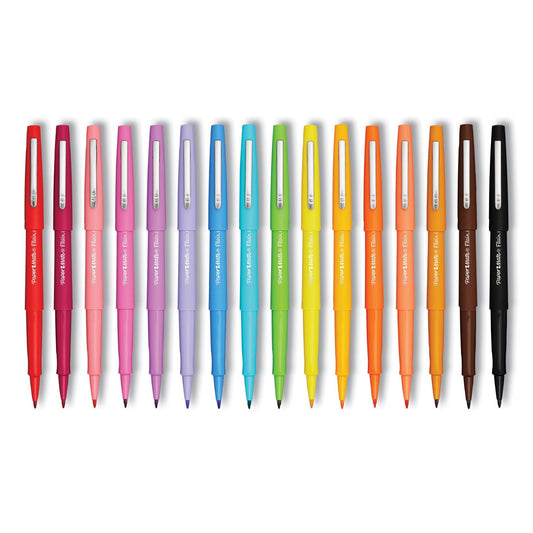 Paper Mate® Flair Scented Felt Tip Porous Point Pen, Stick, Medium 0.7 mm, Sunday Brunch Scents, Assorted Ink and Barrel Colors, 16/Pack